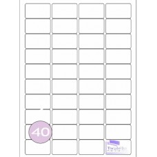 LL40 40 Labels Per Page - 200 Sheets
